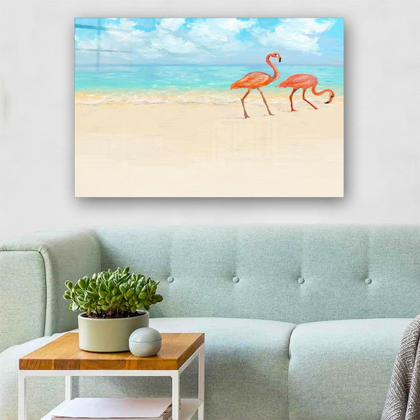 Quadro Decorativo em Vidro Temperado Multicolor 40x60cm - Arte Moderna para Parede