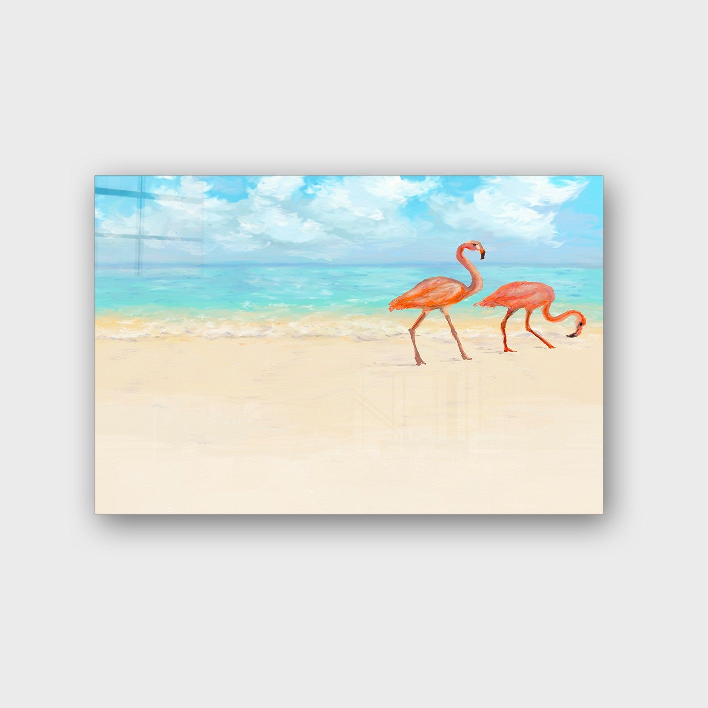 Quadro Decorativo em Vidro Temperado Multicolor 40x60cm - Arte Moderna para Parede