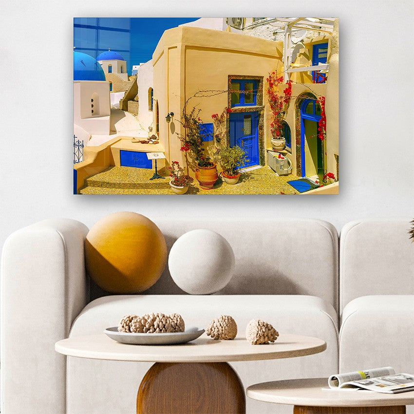 Quadro Decorativo em Vidro Temperado Multicolor 40x60cm - Arte Moderna para Parede