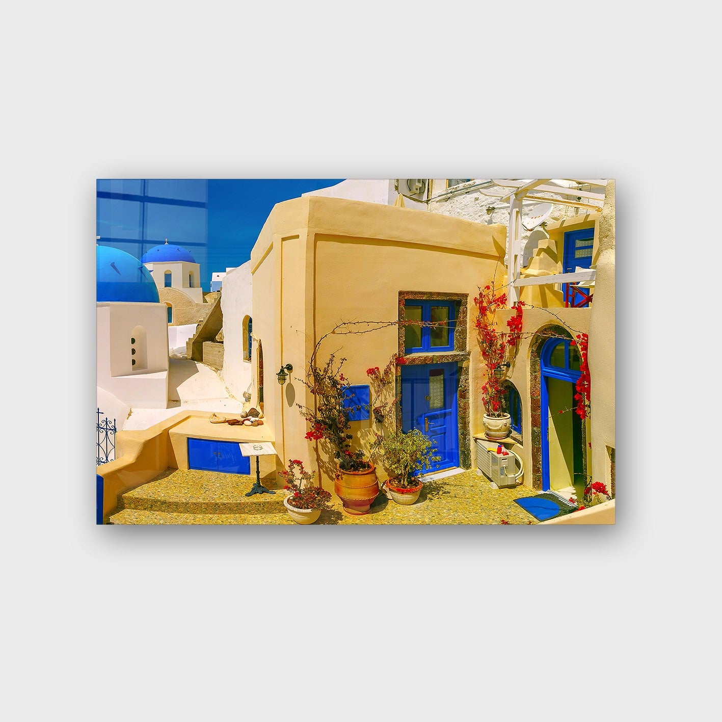 Quadro Decorativo em Vidro Temperado Multicolor 70x100cm - Arte Moderna para Parede