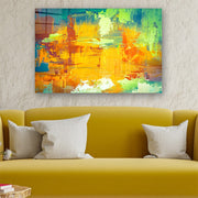 Quadro Decorativo em Vidro Temperado Multicolor 70x100cm - Arte Moderna para Parede