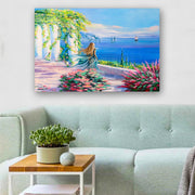 Quadro Decorativo em Vidro Temperado Multicolor 40x60cm - Arte Moderna para Parede