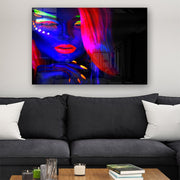 Quadro Decorativo em Vidro Temperado Multicolor 70x100cm - Arte Moderna para Parede