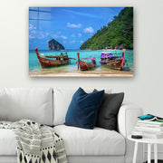 Quadro Decorativo em Vidro Temperado Multicolor 70x100cm - Arte Moderna para Parede