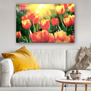 Quadro Decorativo em Vidro Temperado Multicolor 50x70cm - Arte Moderna para Parede