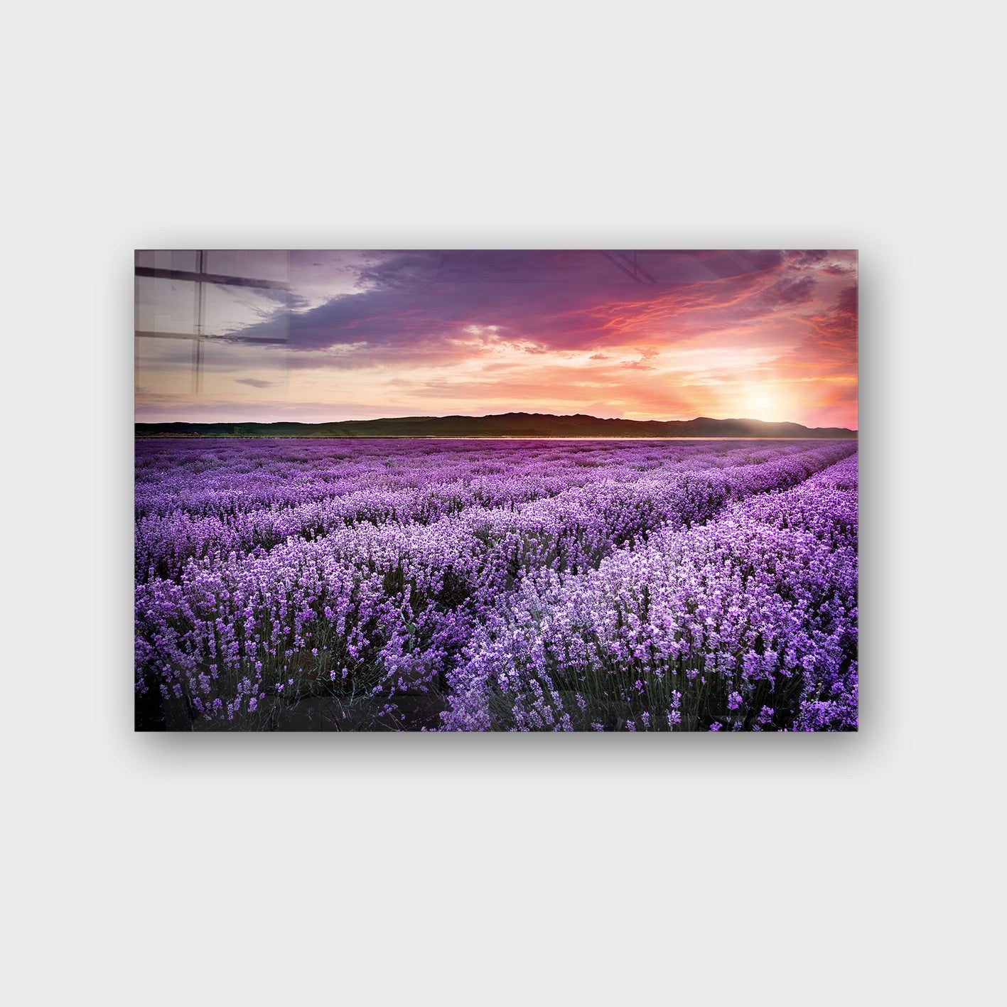 Quadro Decorativo em Vidro Temperado Multicolor 40x60cm - Arte Moderna para Parede