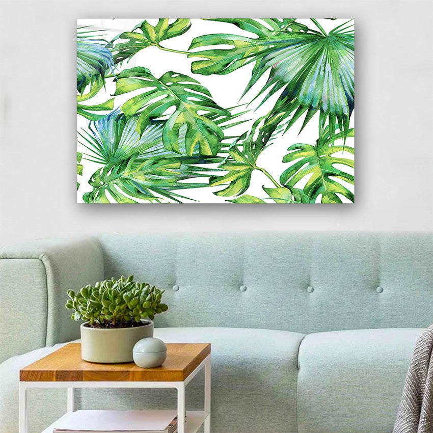 Quadro Decorativo em Vidro Temperado Multicolor 50x70cm - Arte Moderna para Parede