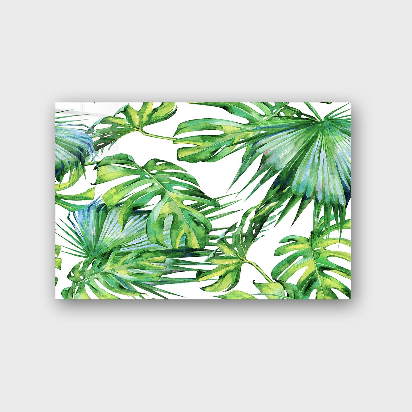 Quadro Decorativo em Vidro Temperado Multicolor 70x100cm - Arte Moderna para Parede