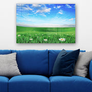 Quadro Decorativo em Vidro Temperado Multicolor 70x100cm - Arte Moderna para Parede