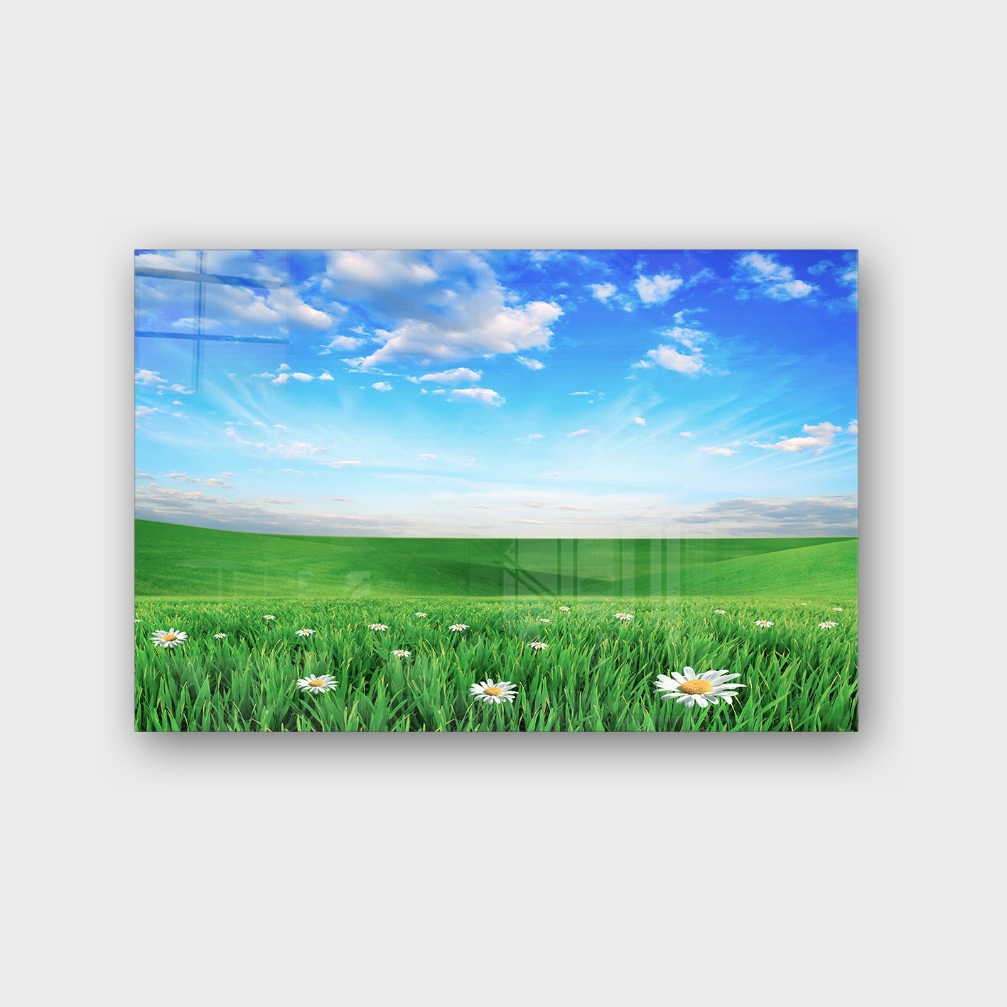 Quadro Decorativo em Vidro Temperado Multicolor 70x100cm - Arte Moderna para Parede