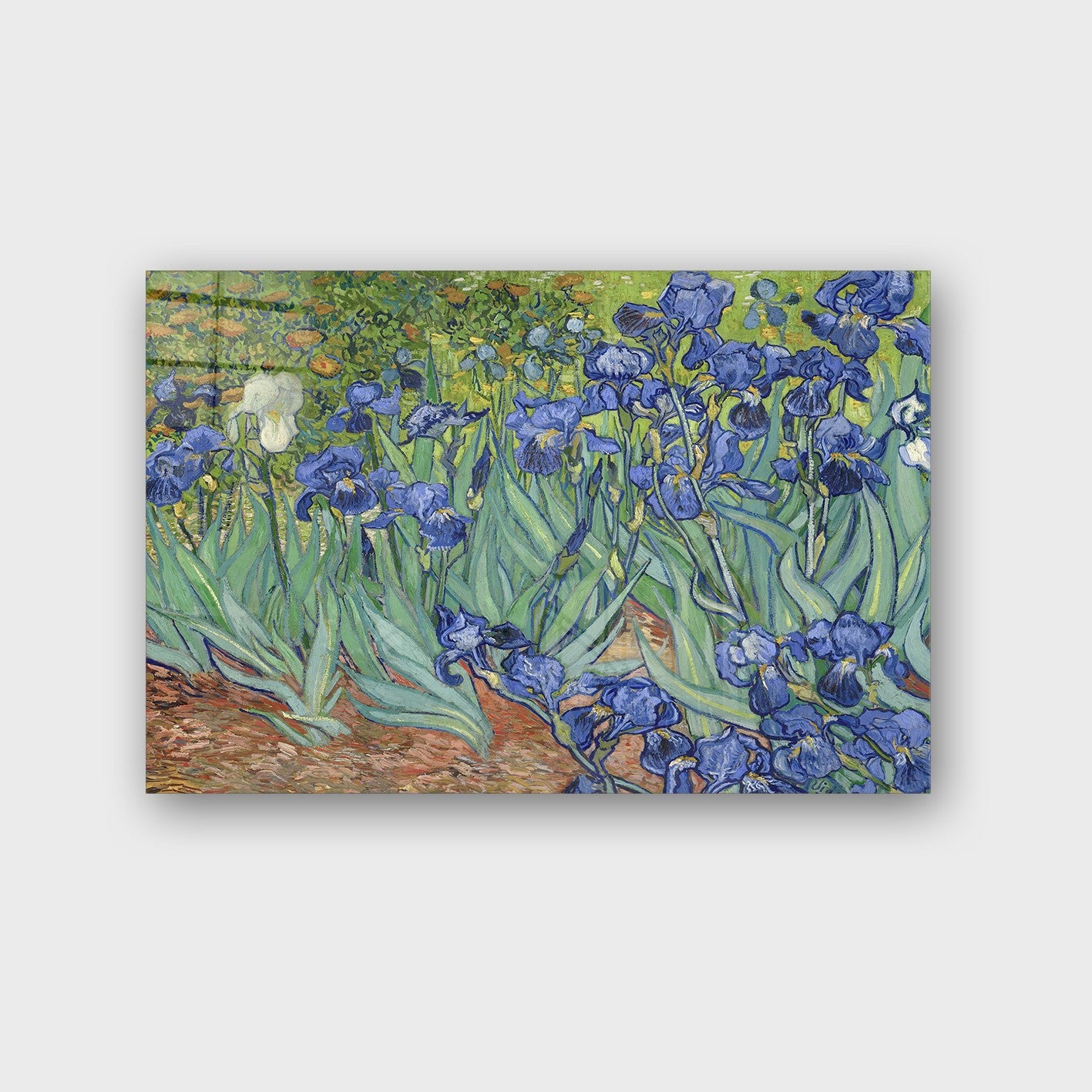 Quadro Decorativo em Vidro Temperado Multicolor 70x100cm - Arte Moderna para Parede