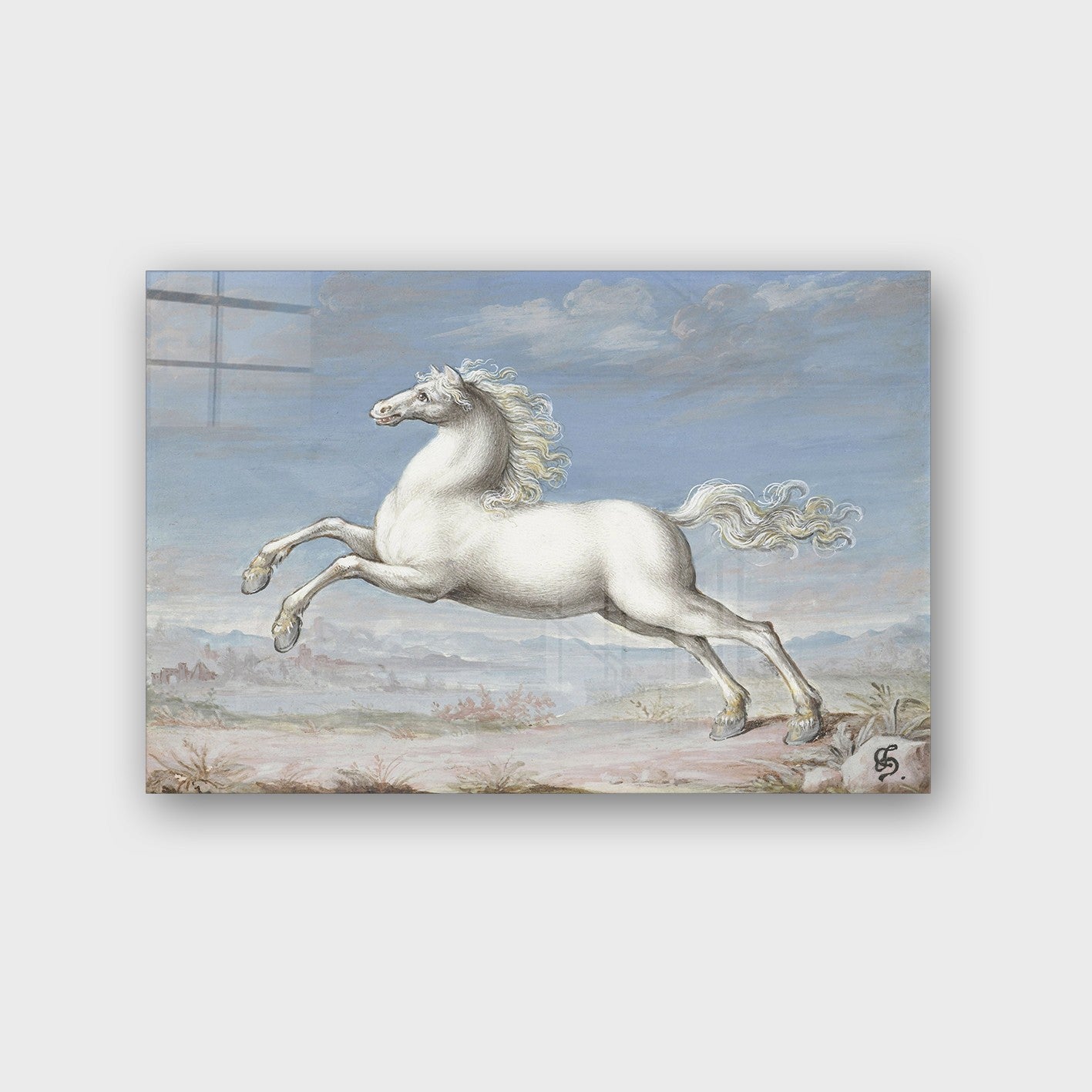 Quadro Decorativo em Vidro Temperado Multicolor 40x60cm - Arte Moderna para Parede