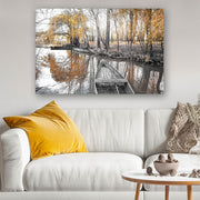 Quadro Decorativo em Vidro Temperado Multicolor 40x60cm - Arte Moderna para Parede