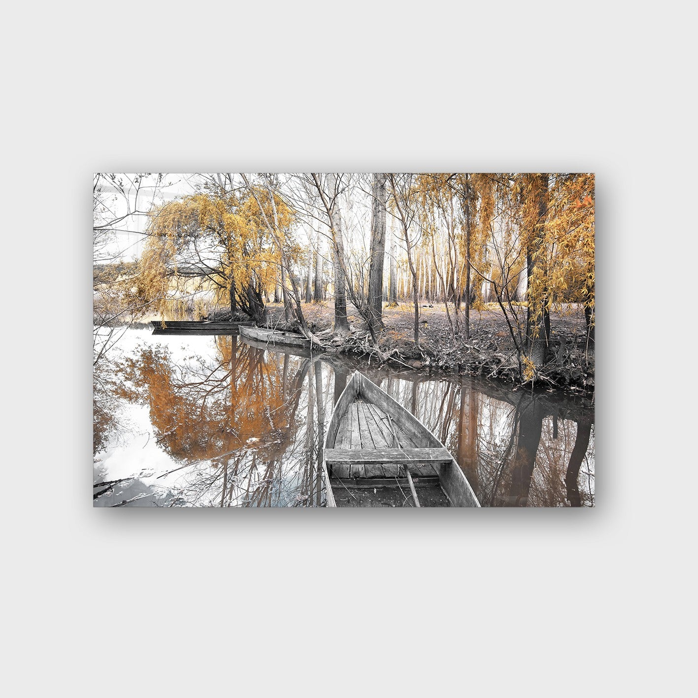 Quadro Decorativo em Vidro Temperado Multicolor 50x70cm - Arte Moderna para Parede