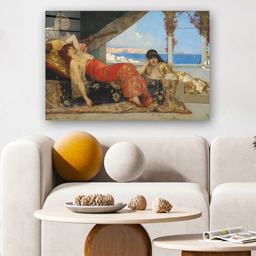 Quadro Decorativo em Vidro Temperado Multicolor 70x100cm - Arte Moderna para Parede
