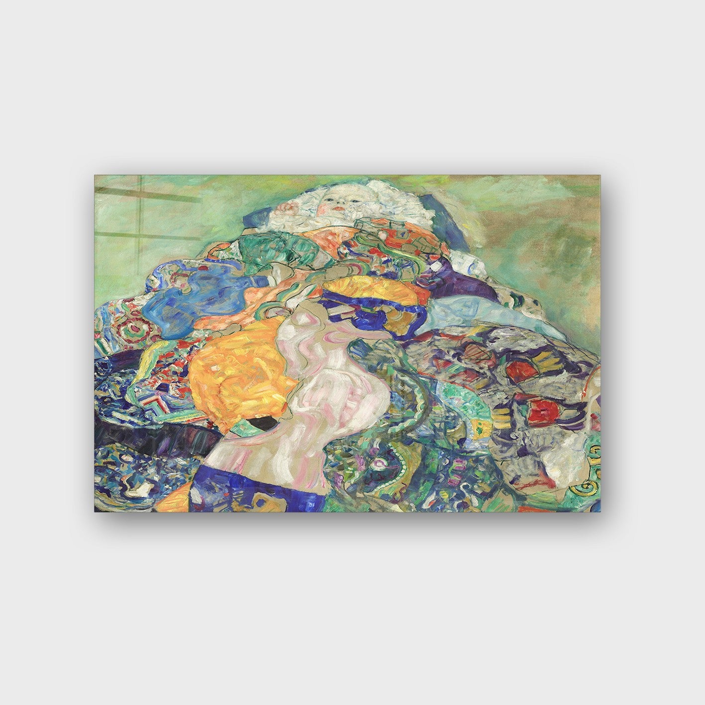 Quadro Decorativo em Vidro Temperado Multicolor 40x60cm - Arte Moderna para Parede