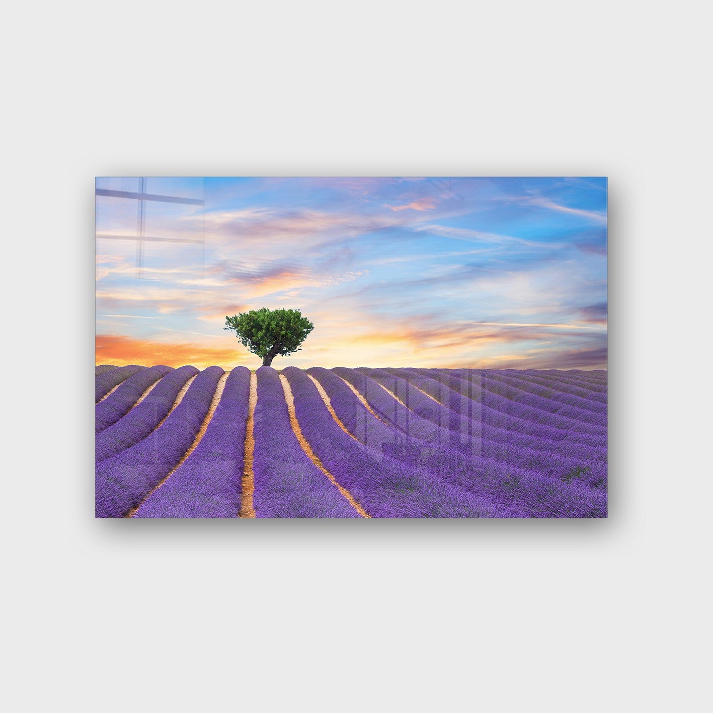 Quadro Decorativo em Vidro Temperado Multicolor 70x100cm - Arte Moderna para Parede