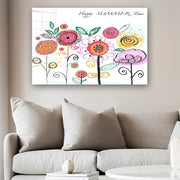 Quadro Decorativo em Vidro Temperado Multicolor 50x70cm - Arte Moderna para Parede