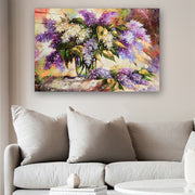 Quadro Decorativo em Vidro Temperado Multicolor 50x70cm - Arte Moderna para Parede