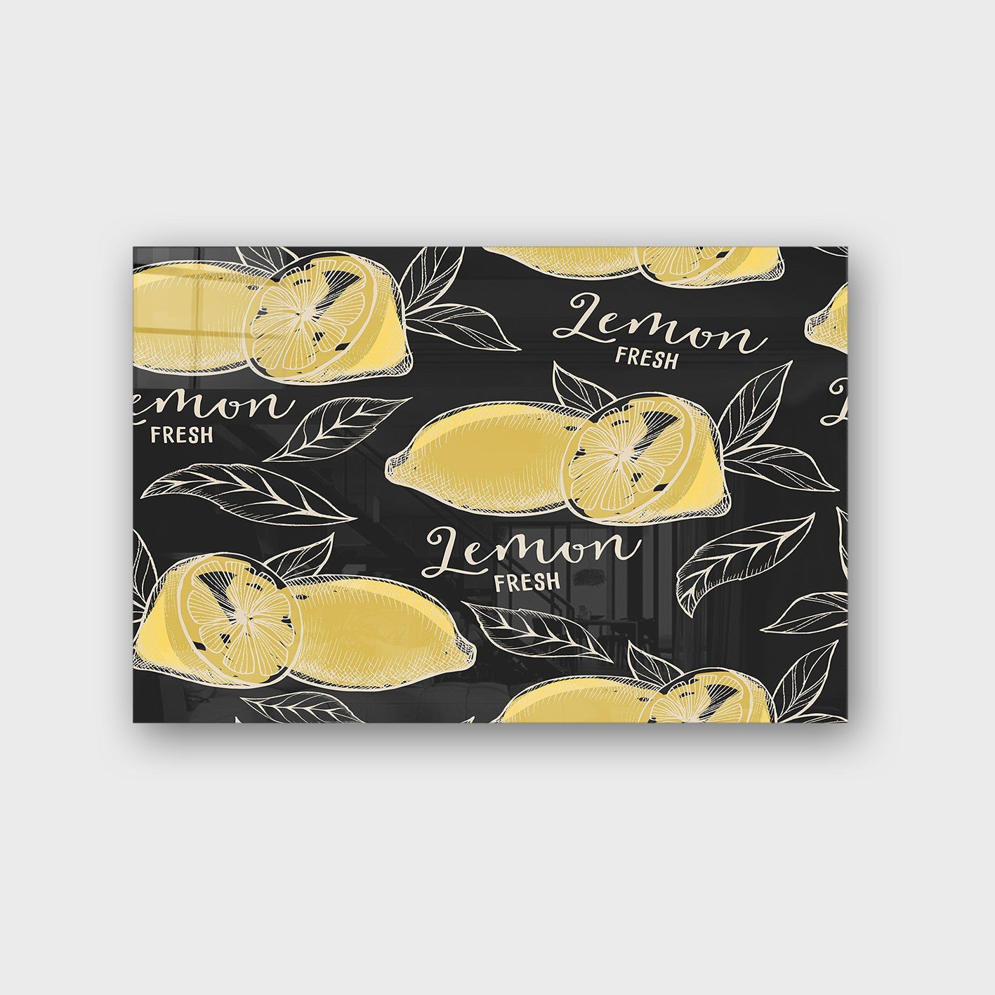 Quadro Decorativo em Vidro Temperado Multicolor 50x70cm - Arte Moderna para Parede