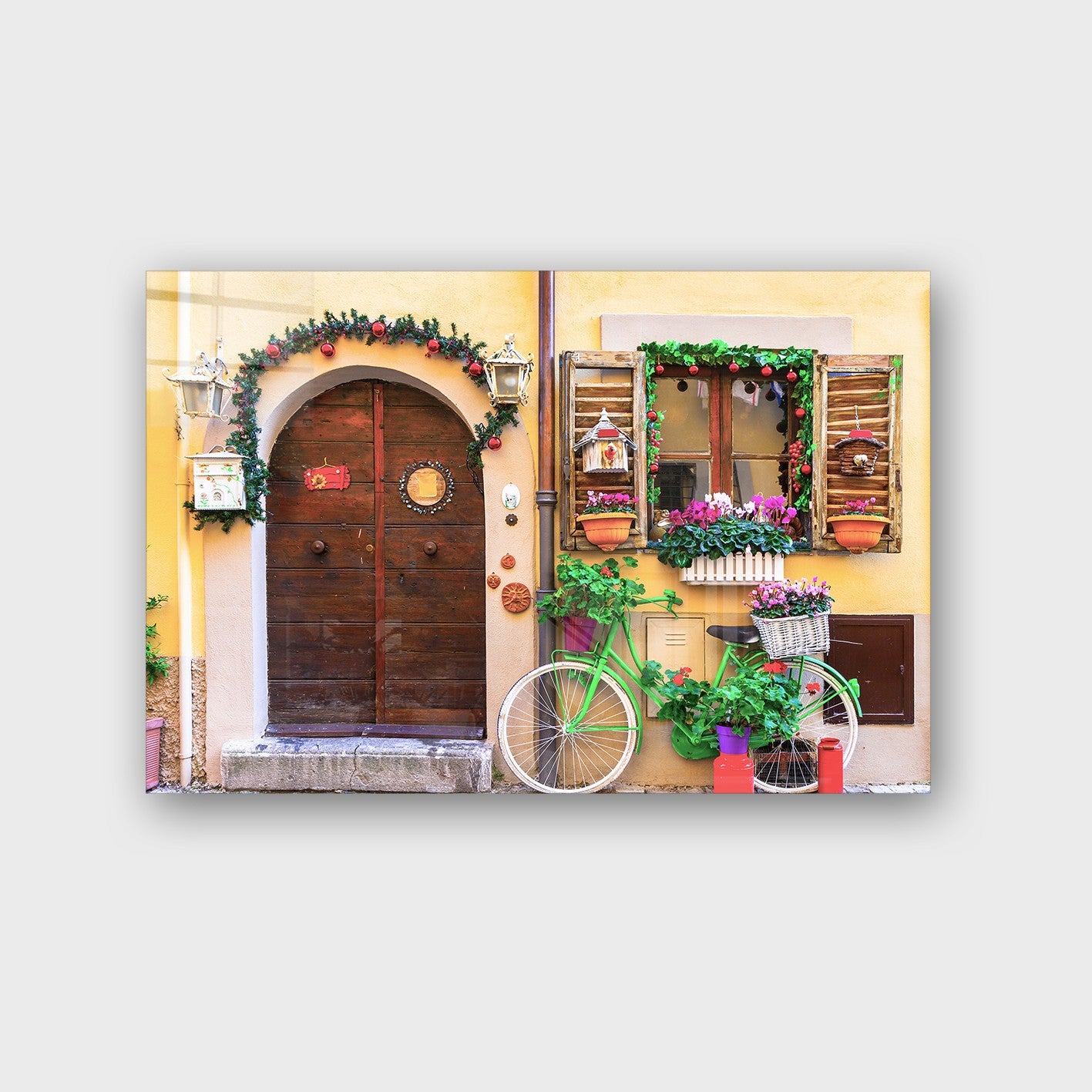 Quadro Decorativo em Vidro Temperado Multicolor 70x100cm - Arte Moderna para Parede