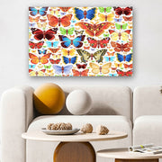 Quadro Decorativo em Vidro Temperado Multicolor 50x70cm - Arte Moderna para Parede