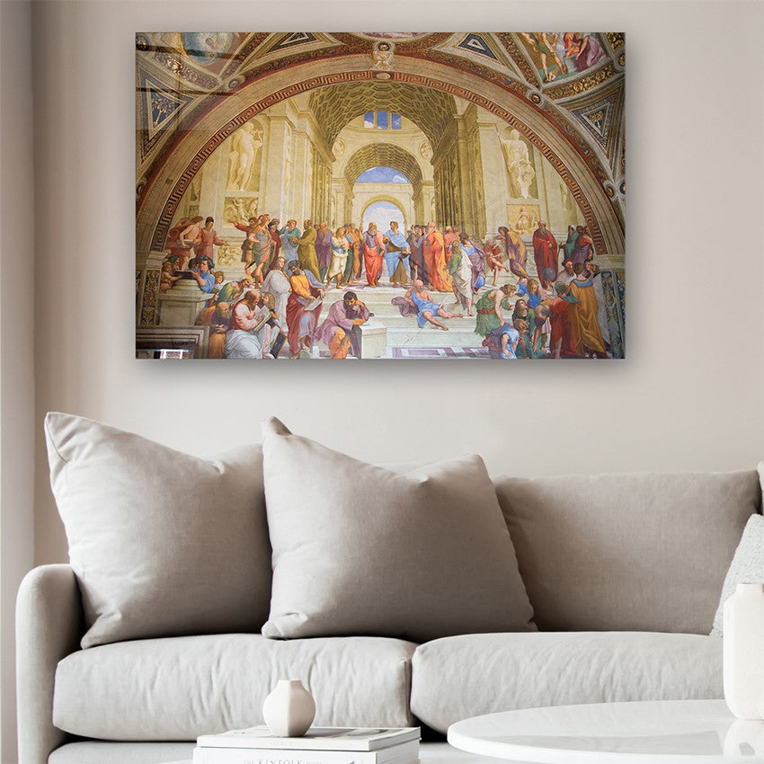 Quadro Decorativo em Vidro Temperado Multicolor 50x70cm - Arte Moderna para Parede