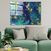 Quadro Decorativo em Vidro Temperado Multicolor 70x100cm - Arte Moderna para Parede