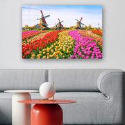 Quadro Decorativo em Vidro Temperado Multicolor 40x60cm - Arte Moderna para Parede