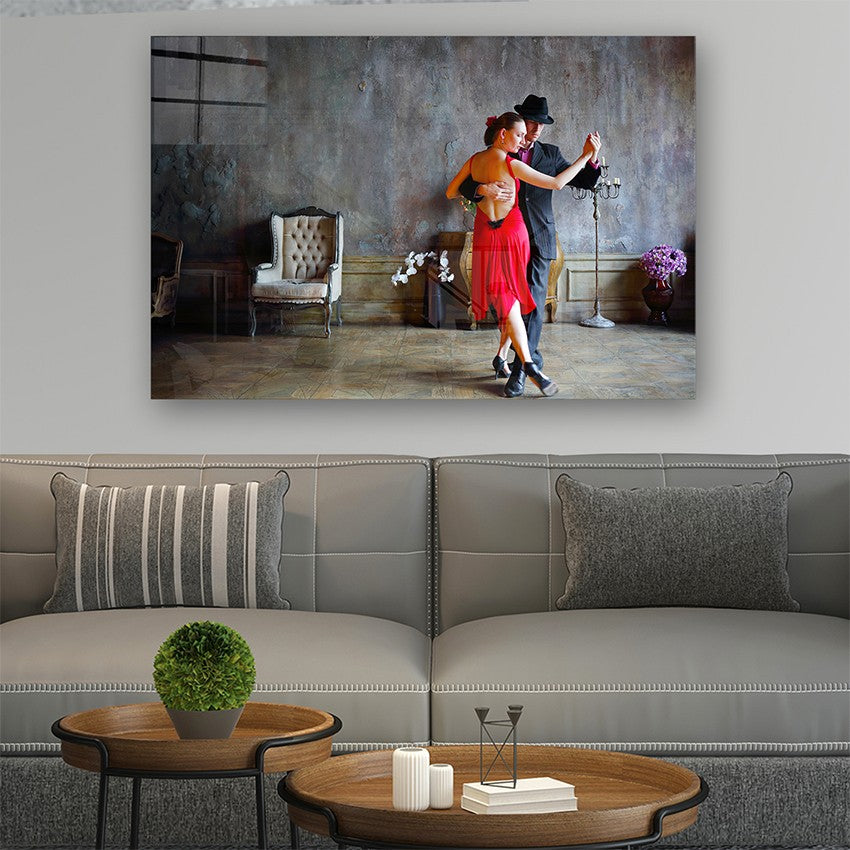 Quadro Decorativo em Vidro Temperado Multicolor 50x70cm - Arte Moderna para Parede