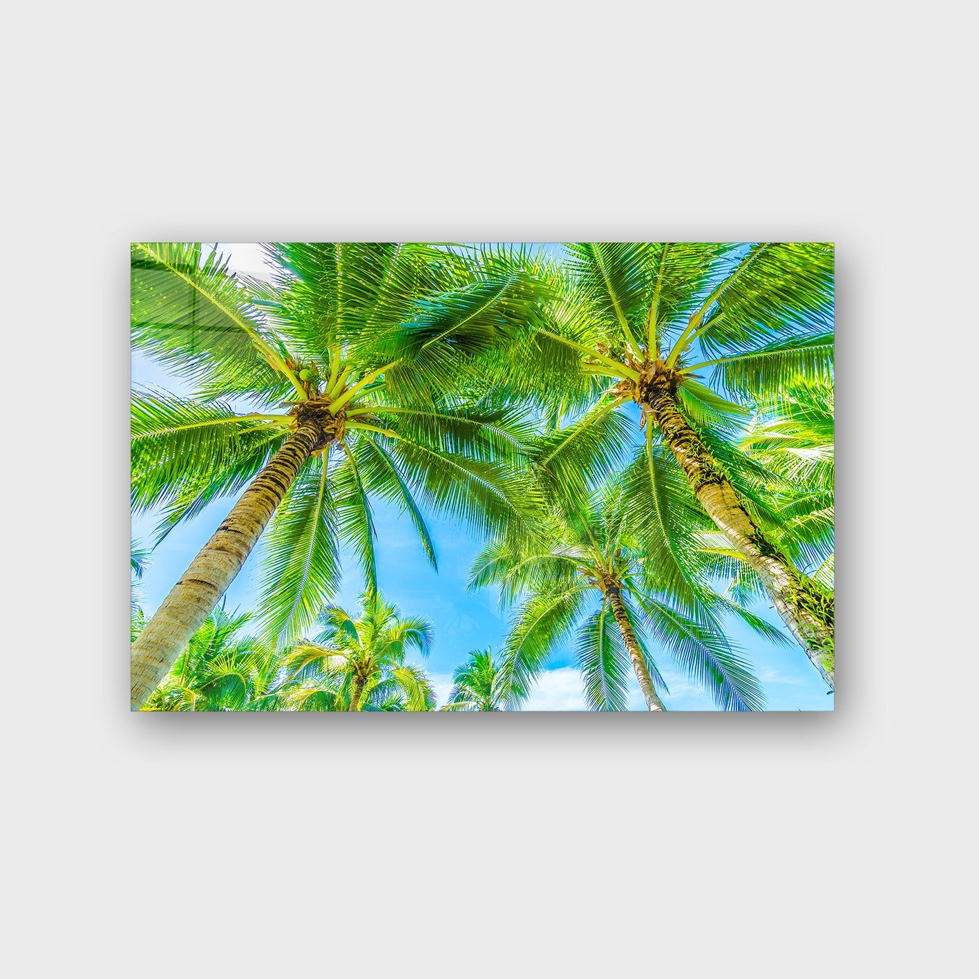 Quadro Decorativo em Vidro Temperado Multicolor 40x60cm - Arte Moderna para Parede