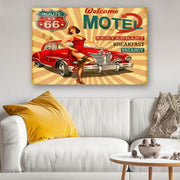 Quadro Decorativo em Vidro Temperado Multicolor 70x100cm - Arte Moderna para Parede