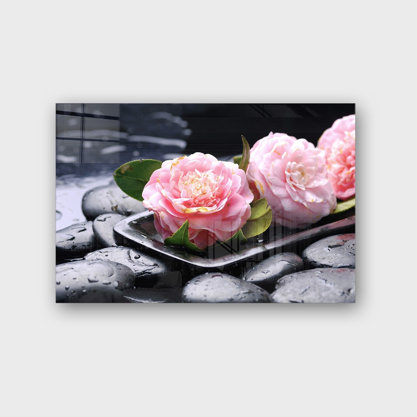 Quadro Decorativo em Vidro Temperado Multicolor 50x70cm - Arte Moderna para Parede