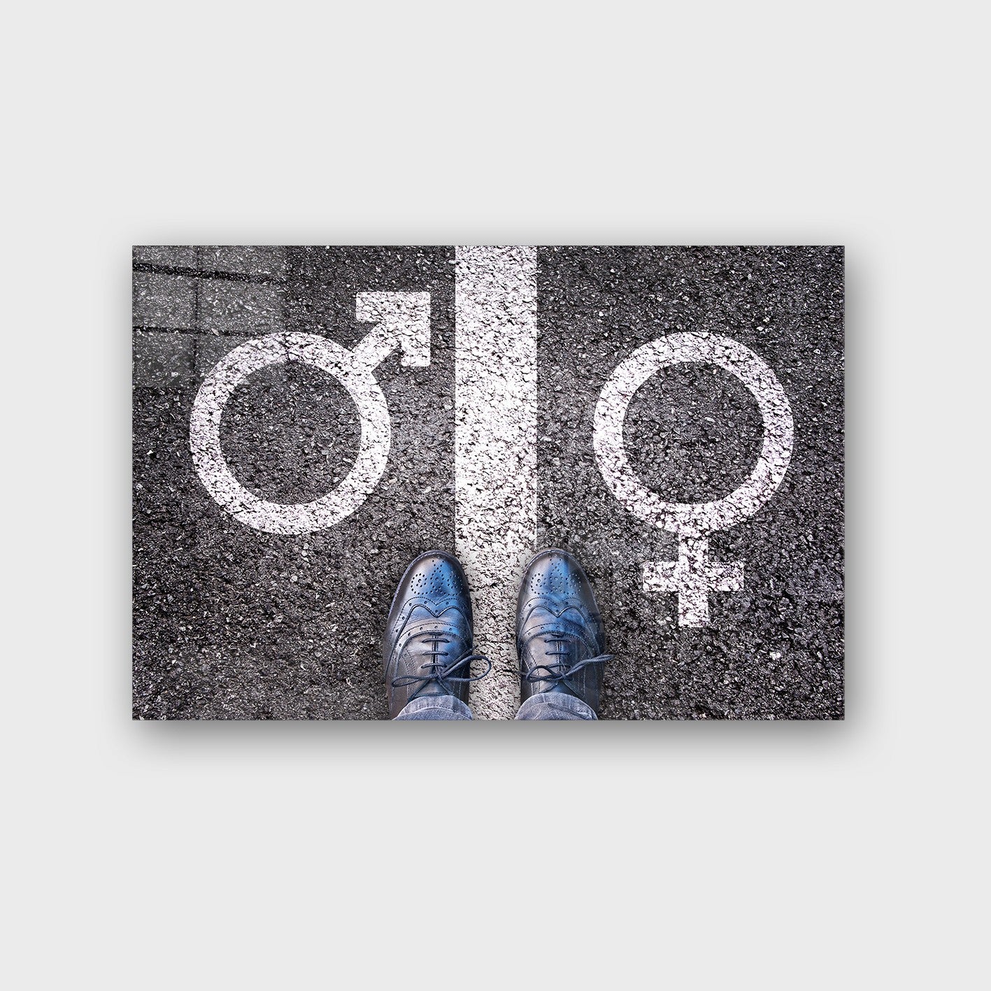 Quadro Decorativo em Vidro Temperado Multicolor 40x60cm - Arte Moderna para Parede