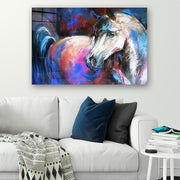 Quadro Decorativo em Vidro Temperado Multicolor 40x60cm - Arte Moderna para Parede