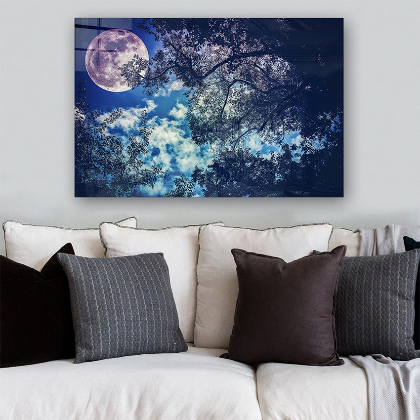 Quadro Decorativo em Vidro Temperado Multicolor 40x60cm - Arte Moderna para Parede