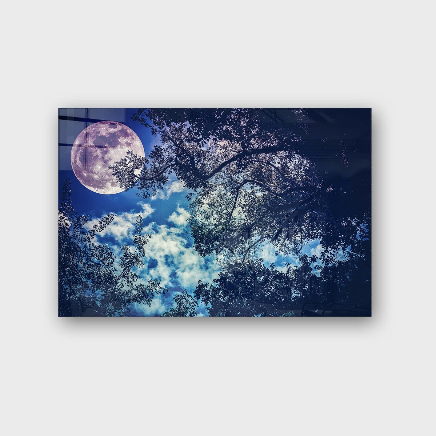 Quadro Decorativo em Vidro Temperado Multicolor 40x60cm - Arte Moderna para Parede