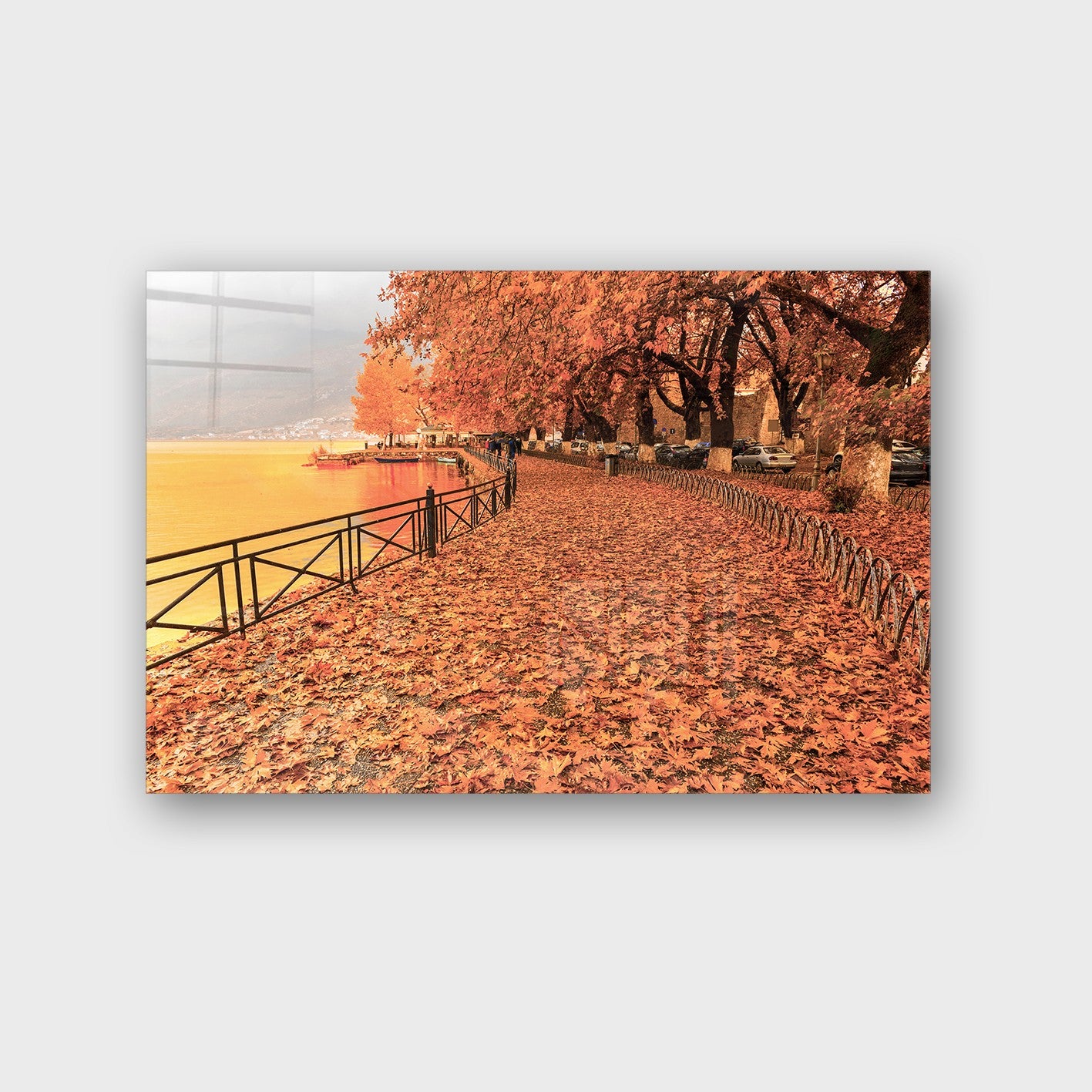 Quadro Decorativo em Vidro Temperado Multicolor 50x70cm - Arte Moderna para Parede