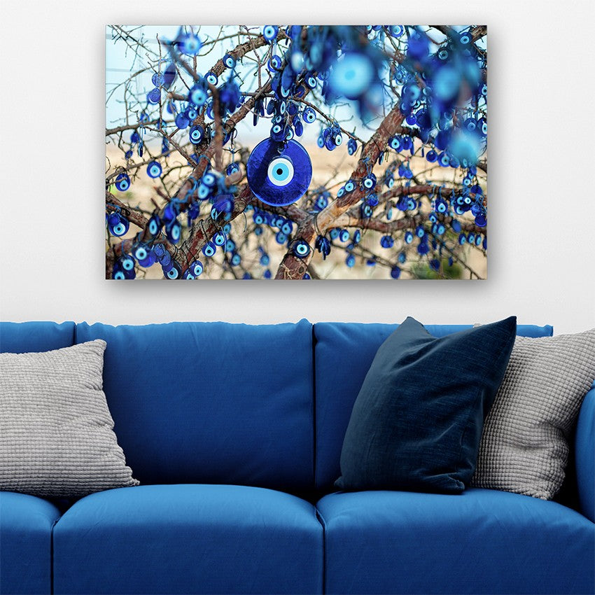 Quadro Decorativo em Vidro Temperado Multicolor 40x60cm - Arte Moderna para Parede