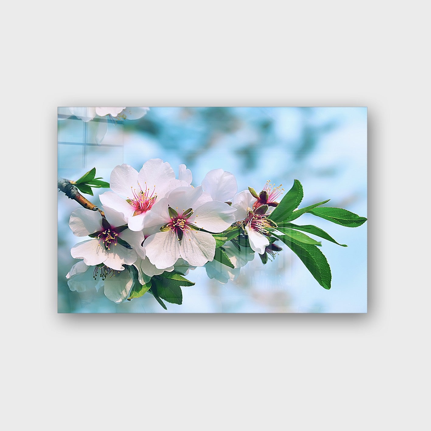 Quadro Decorativo em Vidro Temperado Multicolor 40x60cm - Arte Moderna para Parede