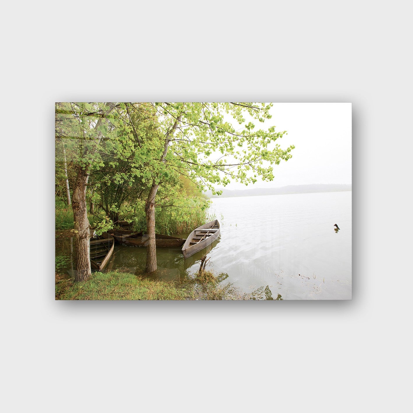 Quadro Decorativo em Vidro Temperado Multicolor 40x60cm - Arte Moderna para Parede