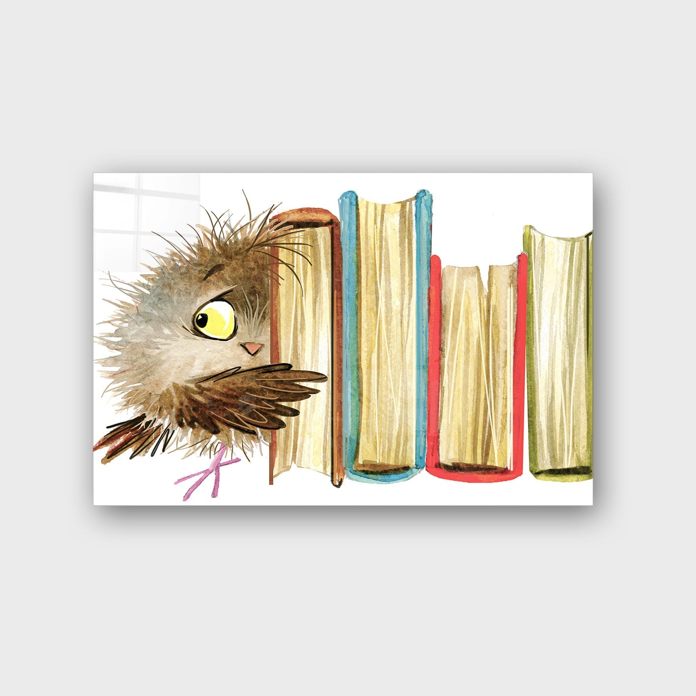 Quadro Decorativo em Vidro Temperado Multicolor 50x70cm - Arte Moderna para Parede