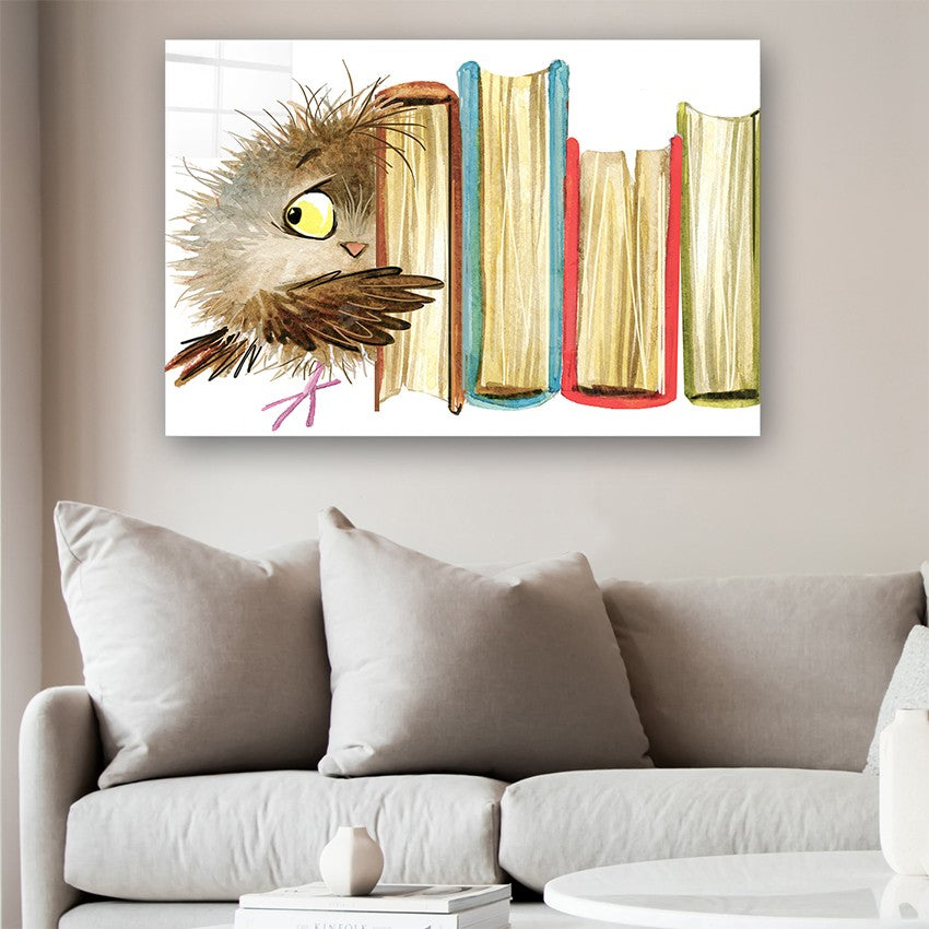 Quadro Decorativo em Vidro Temperado Multicolor 70x100cm - Arte Moderna para Parede