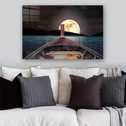 Quadro Decorativo em Vidro Temperado Multicolor 70x100cm - Arte Moderna para Parede