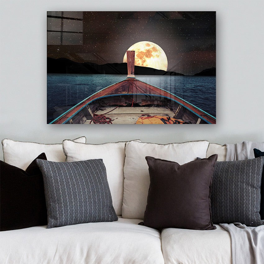 Quadro Decorativo em Vidro Temperado Multicolor 70x100cm - Arte Moderna para Parede