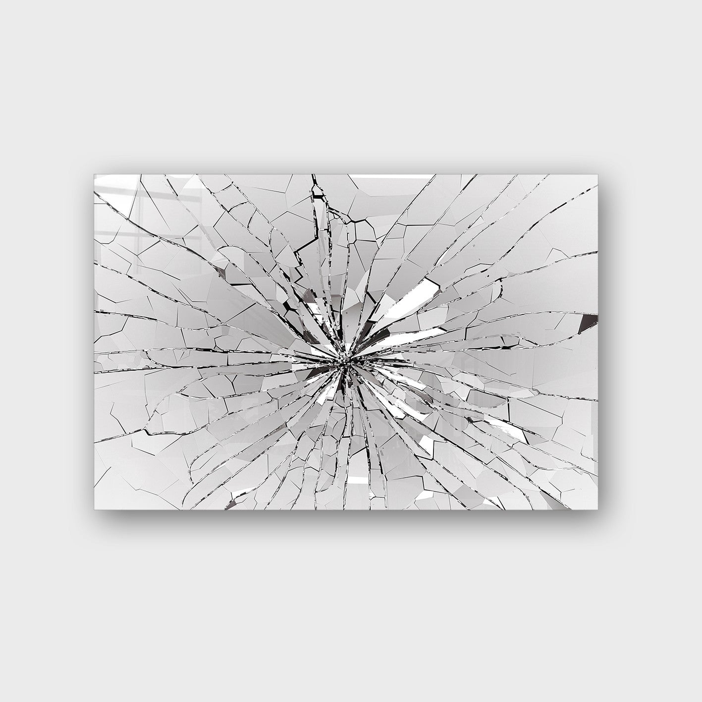 Quadro Decorativo em Vidro Temperado Multicolor 70x100cm - Arte Moderna para Parede