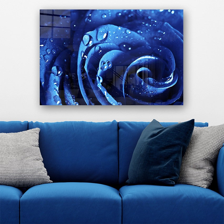 Quadro Decorativo em Vidro Temperado Multicolor 50x70cm - Arte Moderna para Parede