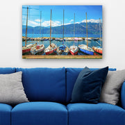 Quadro Decorativo em Vidro Temperado Multicolor 40x60cm - Arte Moderna para Parede