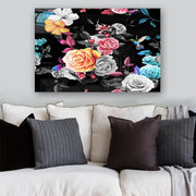 Quadro Decorativo em Vidro Temperado Multicolor 70x100cm - Arte Moderna para Parede