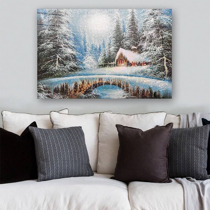 Quadro Decorativo em Vidro Temperado Multicolor 50x70cm - Arte Moderna para Parede